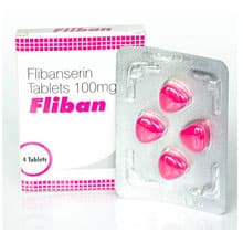 Packung und Tabletten Fliban 100mg