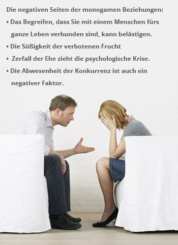 Die negativen Seiten der monogamen Beziehungen