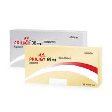 2 Packungen von Priligy mit Tabletten Dosierung von 30 und 60 mg