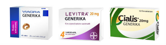 Potenzmittel Vergleich Viagra Cialis und Levitra